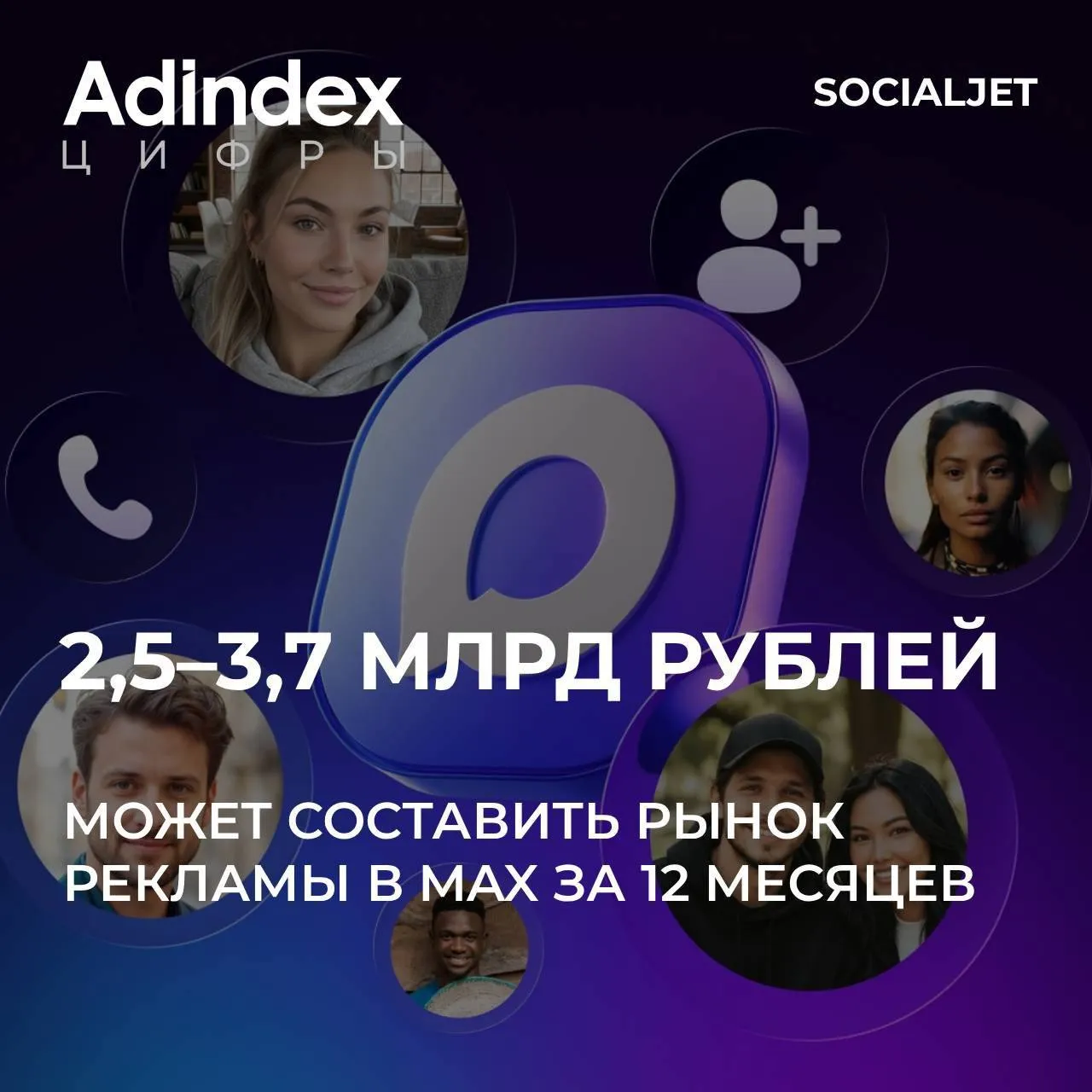 Рекламный рынок в Max может превысить 3 млрд рублей по оценке SocialJet Аналитики выделили 3 сценария при которых рост составит от 1 5 млрд руб до 3 7 млрд руб adindex