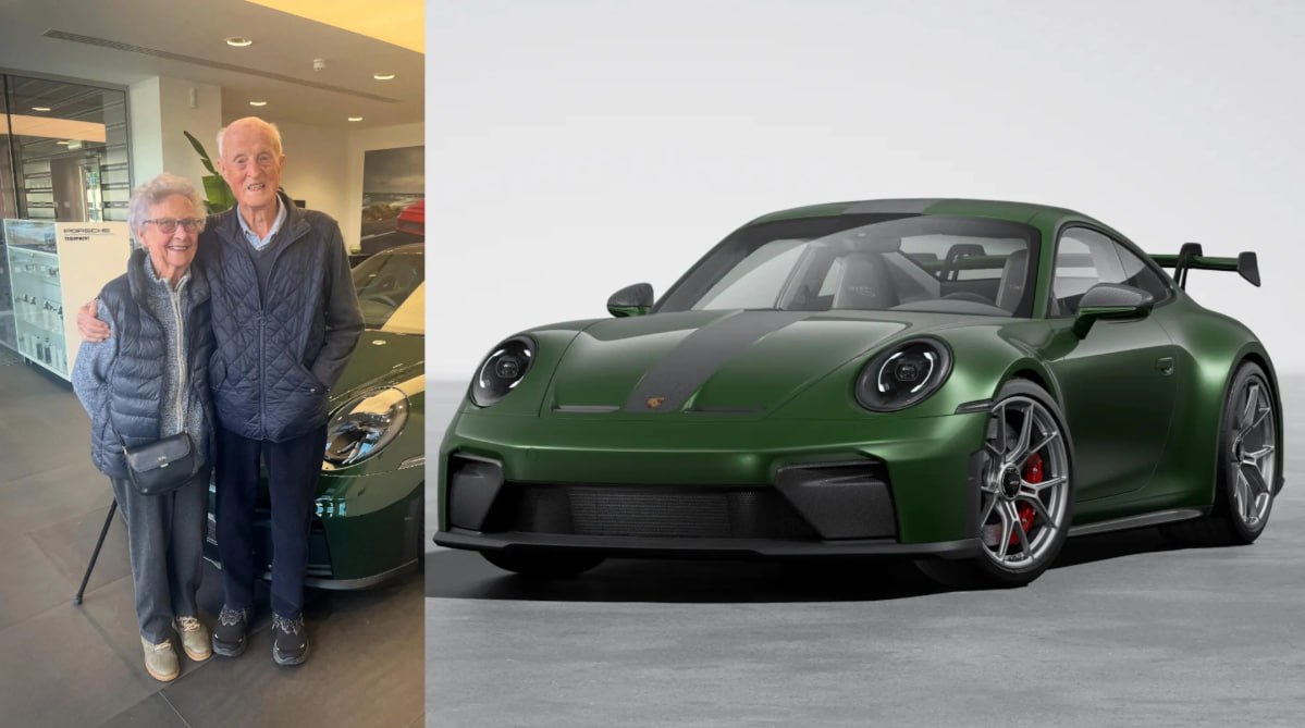 Пара 92 летних пенсионеров купила себе на годовщину Porsche 911 GT3 Отметить 70 лет совместной жизни влюбленные решили с большим размахом о таком автомобиле они давно мечтали живут в кайф лица детей и внуков ожидающих наследство в 92 года можно водить машину НЕ МОРГЕНШТЕРН
