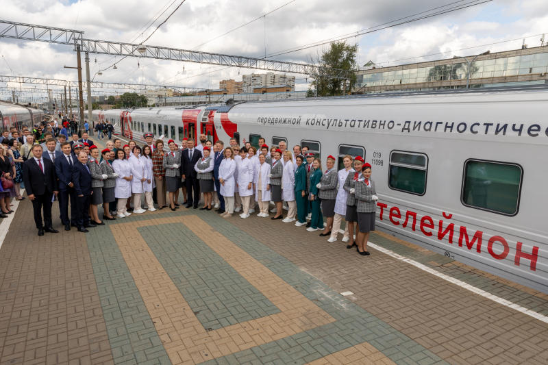Медпоезд «Святой Пантелеймон» завершил работу на БАМе Передвижной клинико-диагностический центр ПКДЦ «Святой Пантелеймон» завершил очередную поездку, в ходе которой медицинскими услугами воспользовались почти 2 тысячи человек в Иркутской области и Бурятии, проживающих в населенных пунктах, расположенных на БАМе. #Бурятия Подробности в «Номер один» Сообщить нам свою новость можно по кнопке: Письмо в редакцию