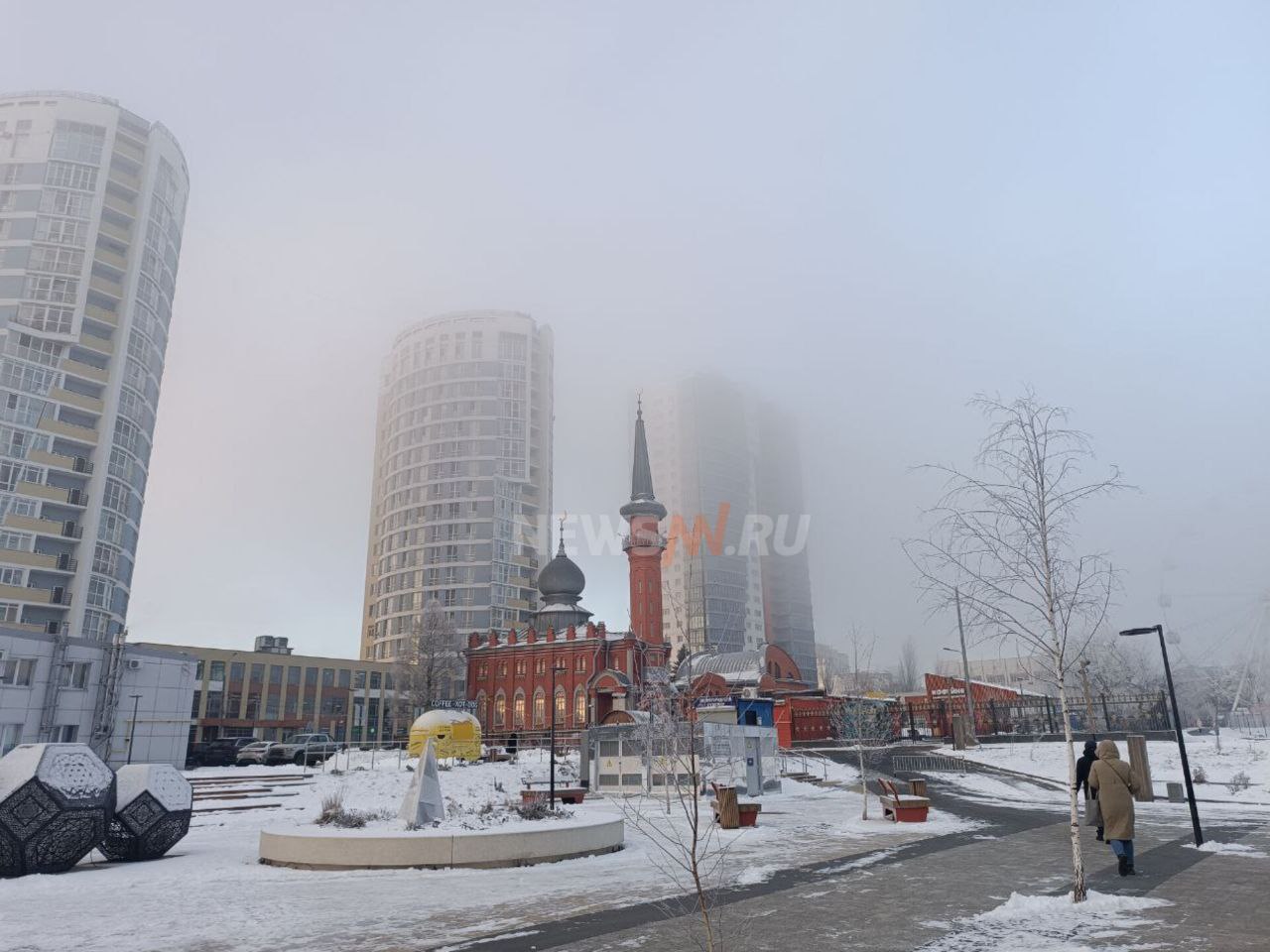 Туман накрыл сегодня утром Нижний Новгород.  Делитесь в комментариях фотографиями этого природного явления!