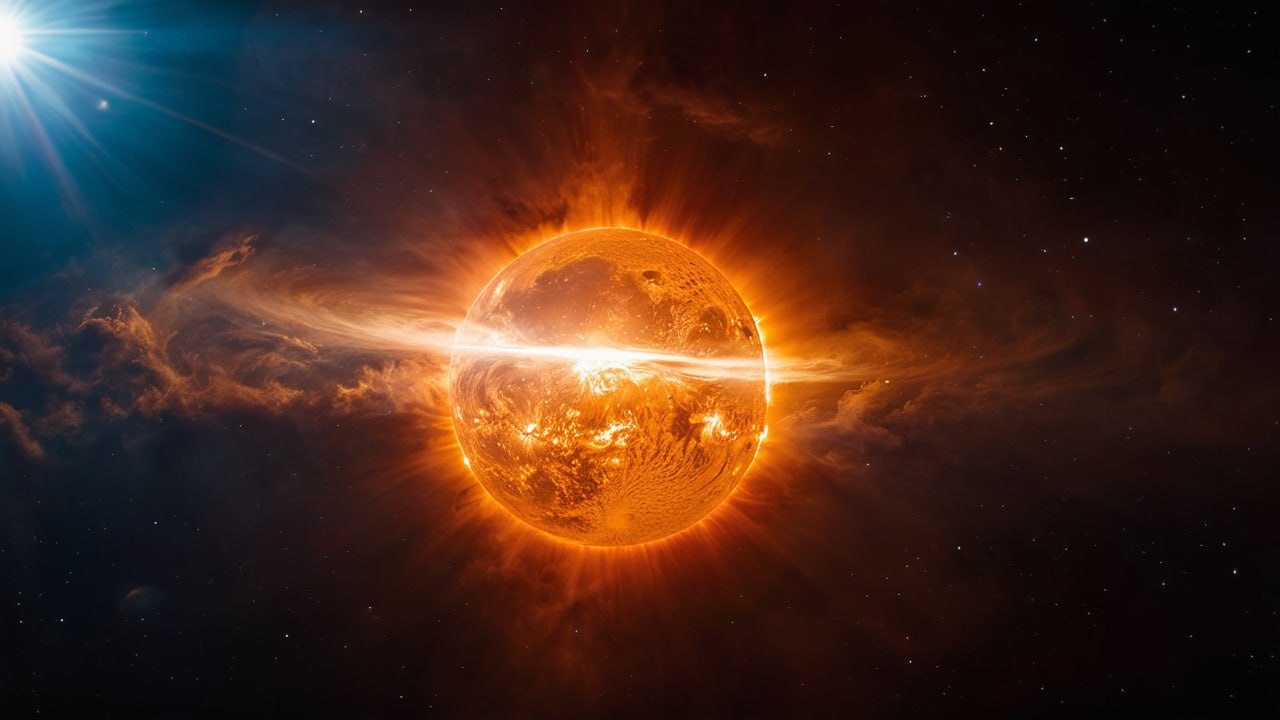 На Земле началась очень сильная магнитная буря По данным Лаборатории солнечной астрономии ИКИ РАН на нашей планете наблюдается магнитная буря почти максимального уровня G5 Причины аномалии К Земле одновременно летят три выброса плазмы от солнечных вспышек Последнее облако плазмы от самой сильной вчерашней вспышки догнало предыдущие Произошло резкое увеличение температуры плотности и магнитных характеристик Отклонение от прогноза Ученые отмечают что реальная геомагнитная обстановка сильно отличается от прогнозируемой Ожидалось что ночью придет только первый самый слабый выброс Пик воздействия теперь прогнозируется на середину суток и совпадет с приходом плазмы от третьей вспышки Берегите себя в дни повышенной геомагнитной активности Сайт TikTok VK Instagram YouTube ОК Стикерпак ВВ Чат бот