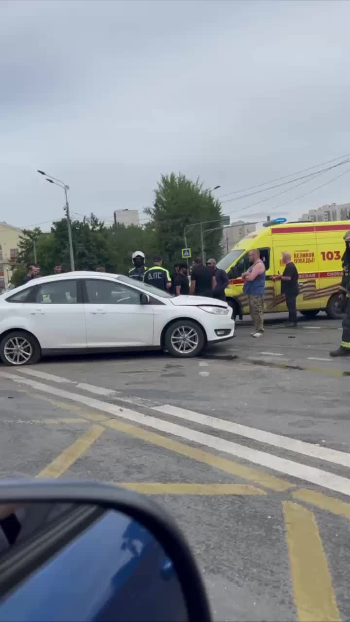 ДТП с несколькими автомобилями на Люблинской улице