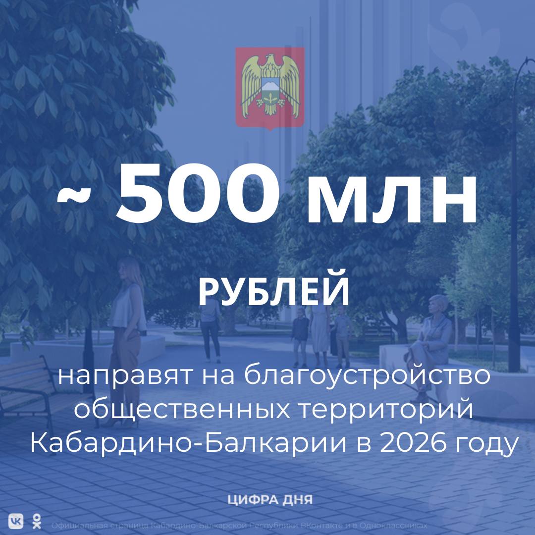 Об этом сообщил и о министра строительства и ЖКХ КБР Андрей Журавлев во время прямого эфира в Центре управления регионом Объем средств почти вдвое превышает финансирование 2025 года оно охватит ключевые точки притяжения где жители смогут с комфортом проводить время В следующем году по нацпроекту Инфраструктура для жизни благоустроят 35 общественных территорий от Майского района до Нальчика и Чегема 8 из них отобраны голосованием жителей Работы проведут в городских округах районных центрах отдаленных и высокогорных селах Проекты Кабардино Балкарии получили высокую оценку на федеральном уровне и попали в число лучших по России С 2019 по 2024 годы в республике обновили около 863 общественных и придомовых пространства а в текущем реализуют ещё 39 проектов Подписывайтесь на канал Администрации Главы КБР в МАХ
