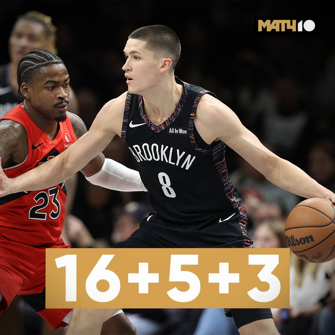 Бруклин победил Торонто в матче НБА Дёмин набрал 16 очков Встреча в Нью Йорке завершилась со счётом 96 81 Егор реализовал шесть из десяти бросков с игры четыре из восьми трёхочковых а ещё сделал пять подборов и три передачи news matchtv