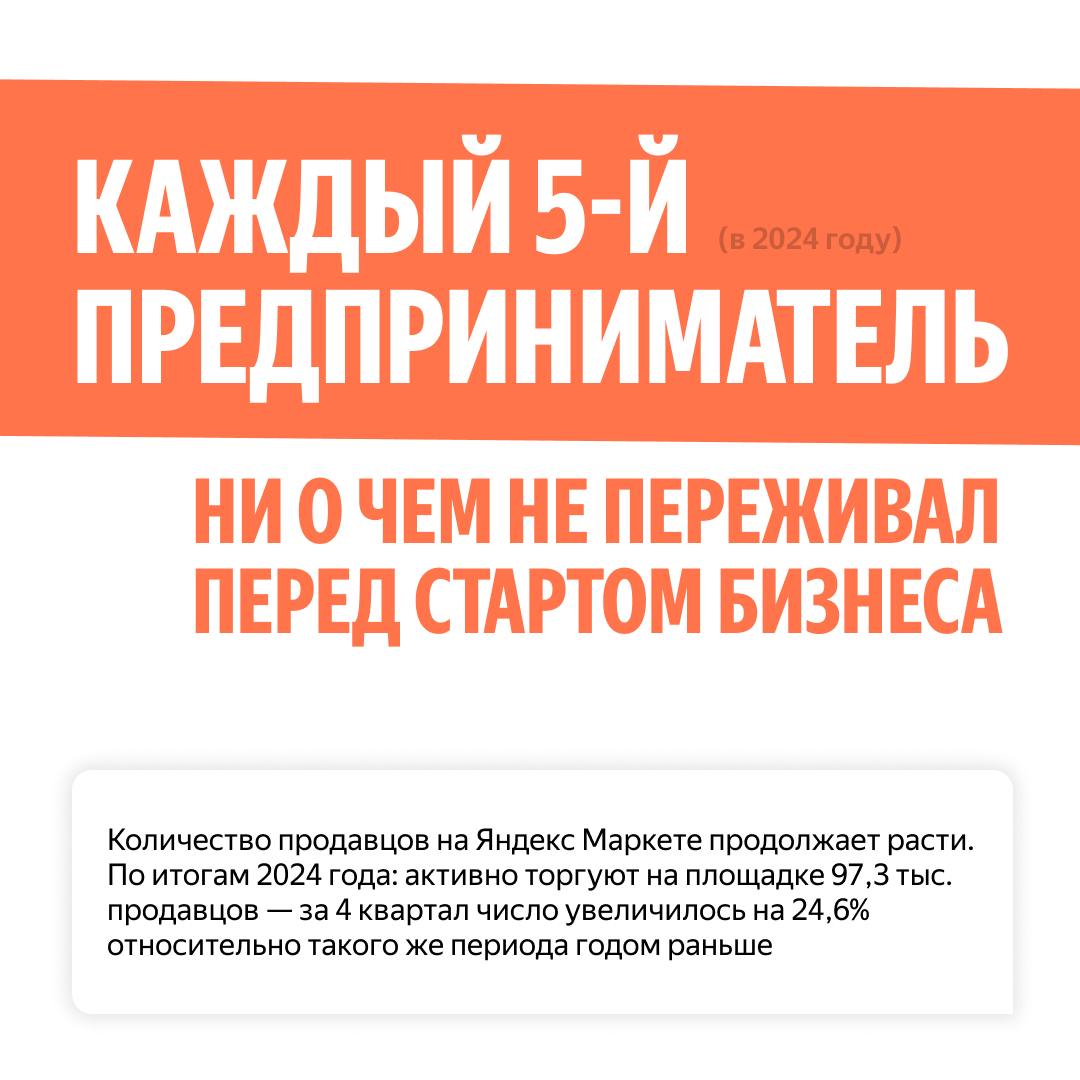 Страхи продавцов на маркетплейсах: как они меняются с годами?  За последние три года страхи предпринимателей перед выходом на маркетплейсы значительно изменились. Если три года назад 81% продавцов переживали о низких продажах из-за высокой конкуренции, то в 2024 году этот показатель упал до 36%. Это данные опроса Яндекс Маркета, проведенного среди более чем 3000 продавцов.    Что же изменилось?  • Основные опасения, связанные с финансами и логистикой, также стали менее актуальными. В 2021 году 70% новичков беспокоились об отсутствии реальных цифр о доходах и расходах, а в 2024 году этот процент снизился до 22%.   • В то время как страхи по поводу высоких комиссий площадок уменьшились с 69% до 29%.     Новые реалии для новичков: Сейчас большинство начинающих продавцов  35%  переживают лишь за прибыльность своего бизнеса. И это вполне логично: рынок меняется, и многие находят свою нишу в категориях, где интерес покупателей продолжает расти. Например, в 2024 году продажи одежды и обуви на Маркете выросли более чем в 2 раза.    Логистика: что нового? Хотя опасения по поводу дополнительных затрат на логистику остаются, их доля среди продавцов снизилась с 53% до 42%. Это подтверждает, что развитие логистических решений становится приоритетом для маркетплейсов.    Что говорят эксперты? Андрей Воронин, категорийный директор Яндекс Маркета, отметил: “Опытные продавцы видят в маркетплейсах новые каналы продаж, а новички создают свои бренды специально для этих платформ”. Владимир Пернай, руководитель b2b направления, добавил: “Развитие логистики и доступные инструменты для подсчета юнит-экономики — ключевые факторы успеха”.    Итог: 52% продавцов отметили, что их страхи не оправдались. Они оценили совпадение ожиданий и реальности на 1-5 баллов из 10.  А вы как думаете: страхи – это стимул или барьер для старта? Делитесь в комментариях!