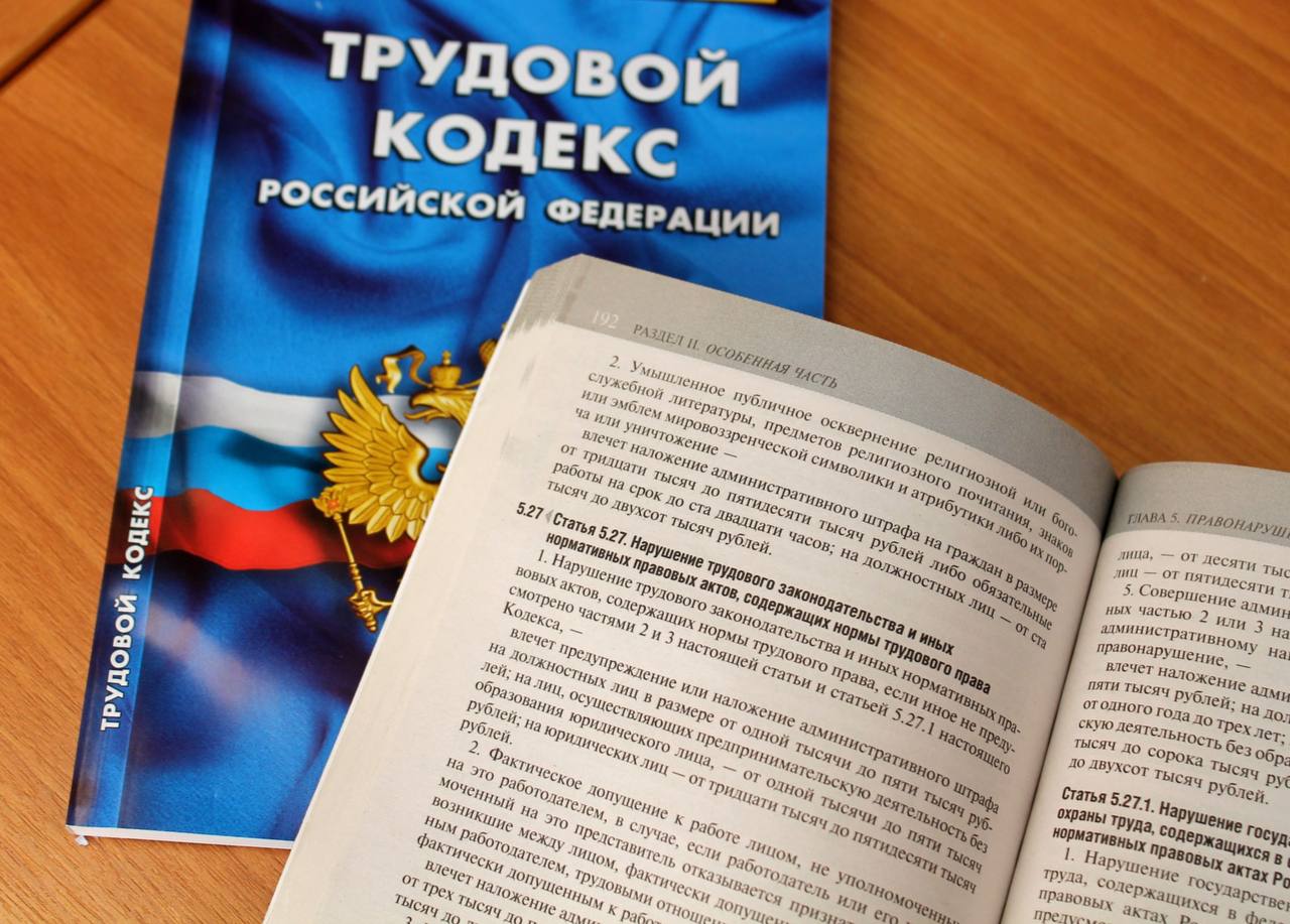 В районе имени Лазо после вмешательства прокуратуры восстановлены трудовые права работника  В прокуратуру района имени Лазо обратился житель п. Переяславка с жалобой на работодателя, игнорирующего сроки выплаты заработной платы.  Надзорным ведомством незамедлительно организована проверка, исследованы документы об оплате труда индивидуального предпринимателя, у которого заявитель осуществляет трудовую деятельность.  Проведенной проверкой доводы мужчины подтвердились, действительно, за декабрь 2024 года и январь 2025 работодатель в полном объеме с сотрудником не рассчитался. Сумма задолженности составила 30 тыс. рублей.   Вскрыты и другие нарушения прав работника - должностные обязанности заявитель выполнял в отсутствие трудового договора.  Прокурор внес индивидуальному предпринимателю представление, а также возбудил в отношении него дела об административных правонарушениях по ч. 4 ст. 5.27 КоАП РФ  ненадлежащее оформление трудового договора  и ч. 6 ст. 5.27 КоАП РФ  невыплата в установленный срок заработной платы .   После вмешательства надзорного ведомства нарушения устранены, с работником заключен трудовой договор, задолженность по заработной плате полностью погашена.