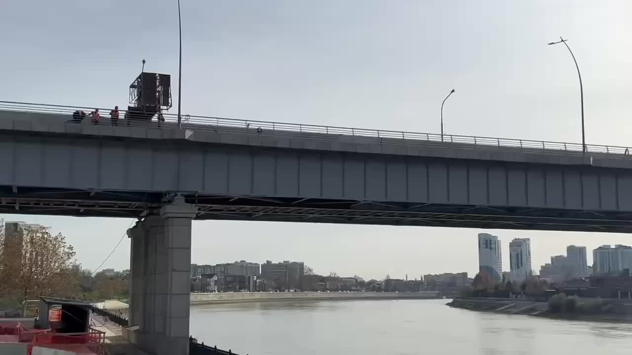 Открытие обновлённой половины Тургеневского моста в Краснодаре