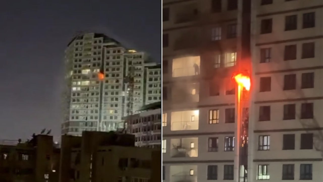 В Ташкенте в жилом комплексе Akay City вспыхнул пожар видео Возгорание произошедшее в одной из квартир жилого комплекса ликвидировали в течение 30 минут   uznews uz ru news 106458 uznews