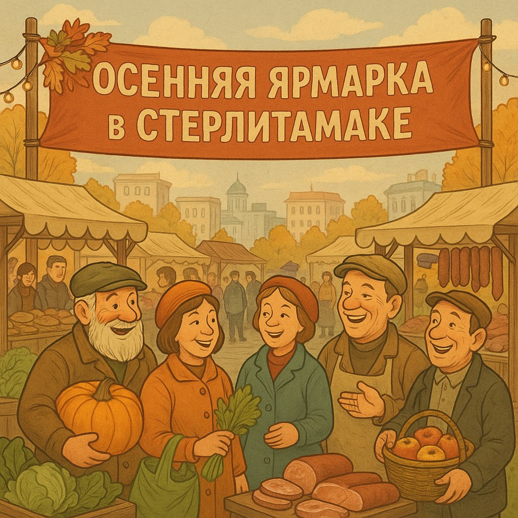 Стали известны даты осенних ярмарок у Стерлитамак Арены Сельхозярмарки возле Дворца спорта пройдут 20 и 27 сентября а также 4 и 11 октября Торговля будет работать с 10 00 до 15 00 К участию приглашают фермеров сельхозпроизводителей и владельцев подсобных хозяйств Продавать мясо можно только при наличии холодильников или витрин Участие бесплатное Кроме того по выходным продолжают работать ярмарки на межрайбазе по улице Худайбердина 85 с 9 00 до 16 00 Подпишись на Короче Стерлитамак