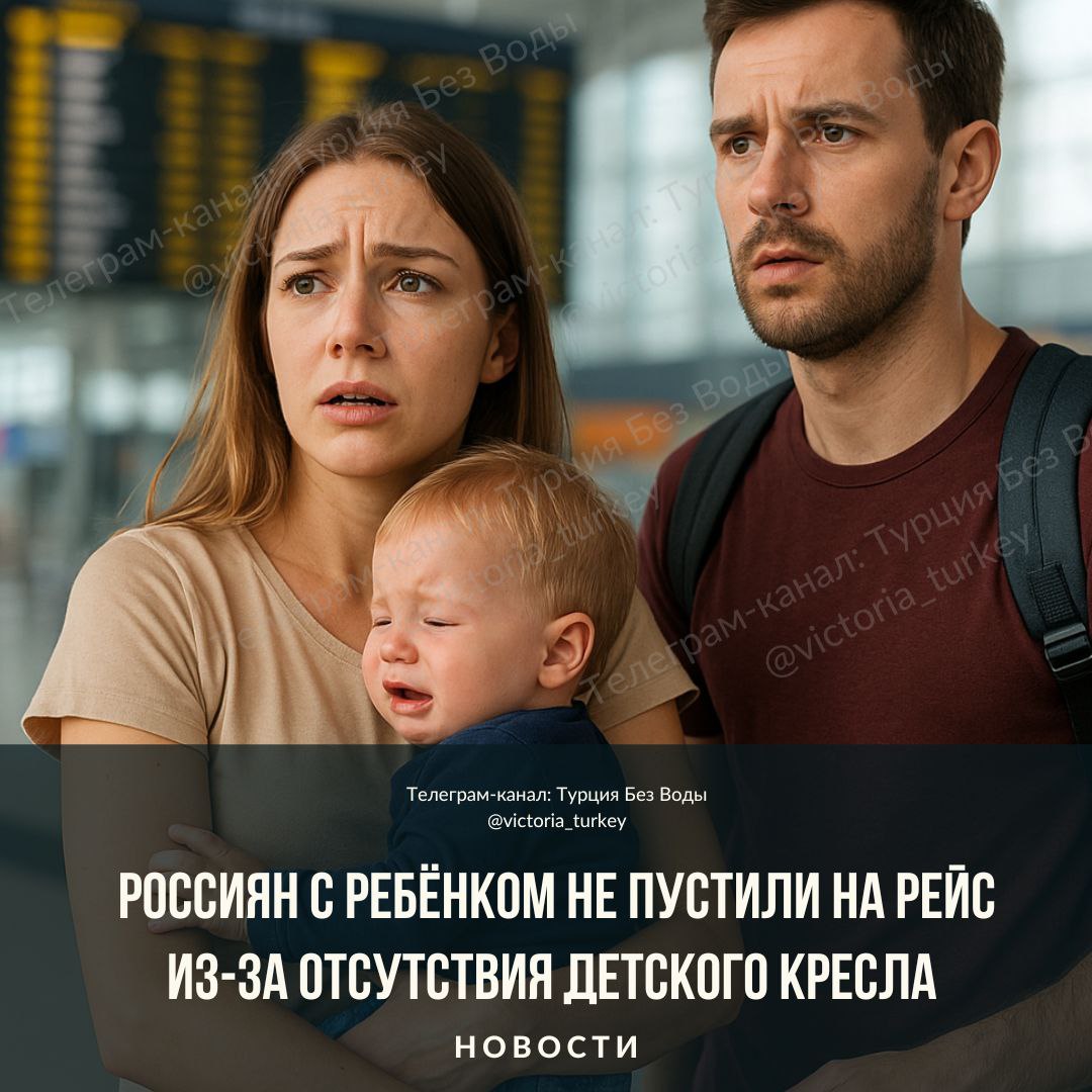 Россиян с ребёнком не пустили на рейс из-за отсутствия детского кресла  #новоститурции    Туристы из России не смогли вовремя улететь домой, так как их с маленьким ребёнком не пустили на борт.    Семья с полуторагодовалым ребёнком возвращалась с отдыха в Анталье, когда столкнулась с неожиданной проблемой.   Во время полёта из России в Турцию ребёнок сидел у мамы на руках, никаких вопросов у сотрудников авиакомпании к родителям не было.   Когда же семья возвращалась обратно, в турецком аэропорту после прохождения регистрации у родителей неожиданно потребовали "специальное сиденье для ребёнка".   Удивлённые пассажиры попытались разрешить ситуацию с представителями Turkish Airlines, однако вразумительного ответа не получили. Там лишь сообщили, что названная причина не имеет отношения к работе авиакомпании.   В сети уже назвали это чистым произволом: одни винят сотрудников аэропорта, другие — непонятные и противоречивые инструкции Turkish Airlines.