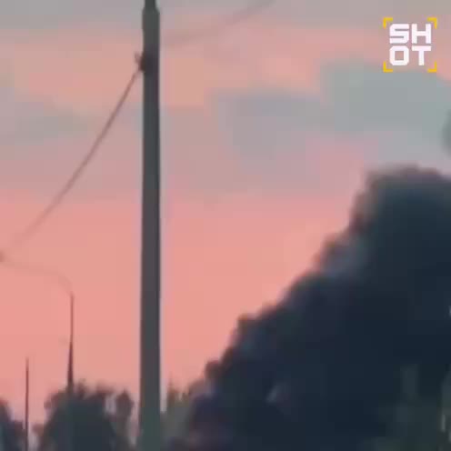 Столкновение грузовика с пятью автомобилями на трассе М-4 «Дон» в Липецкой области привело к возгоранию семи машин