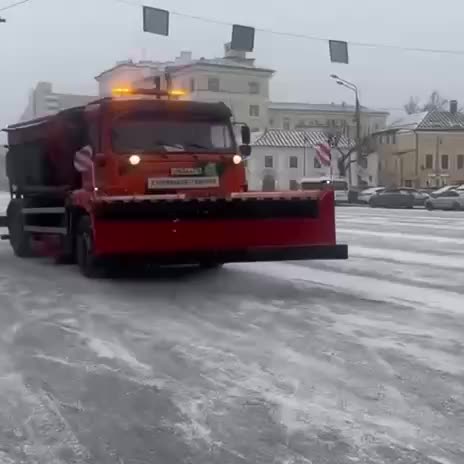 Казань mobiliziruet 187 единиц техники для борьбы с гололедом и снегопадом