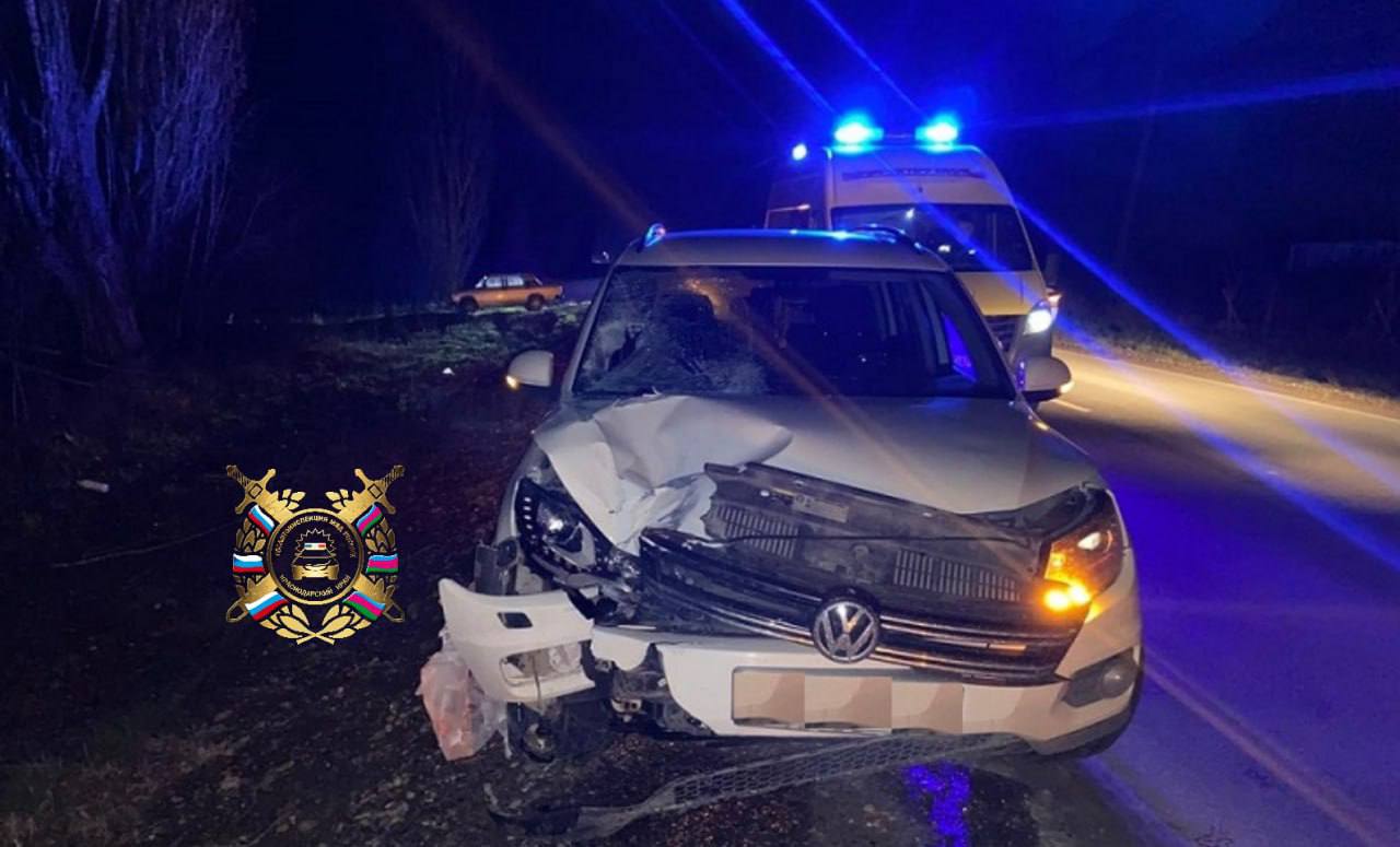 Пешехода сбили насмерть на трассе в Северском районе.     Авария произошла в районе 9-го километра автодороги «ст.Ставропольская – ст.Григорьевская – ст.Крепостная». 46-летний мужчина шёл по краю проезжей части навстречу потоку автомобилей. На его одежде не было светоотражающих элементов. В какой-то момент 37-летний мужчина за рулем «Фольксваген Тигуан» допустил наезд на пешехода. От полученных травм он скончался на месте.   ЧП Краснодара и края