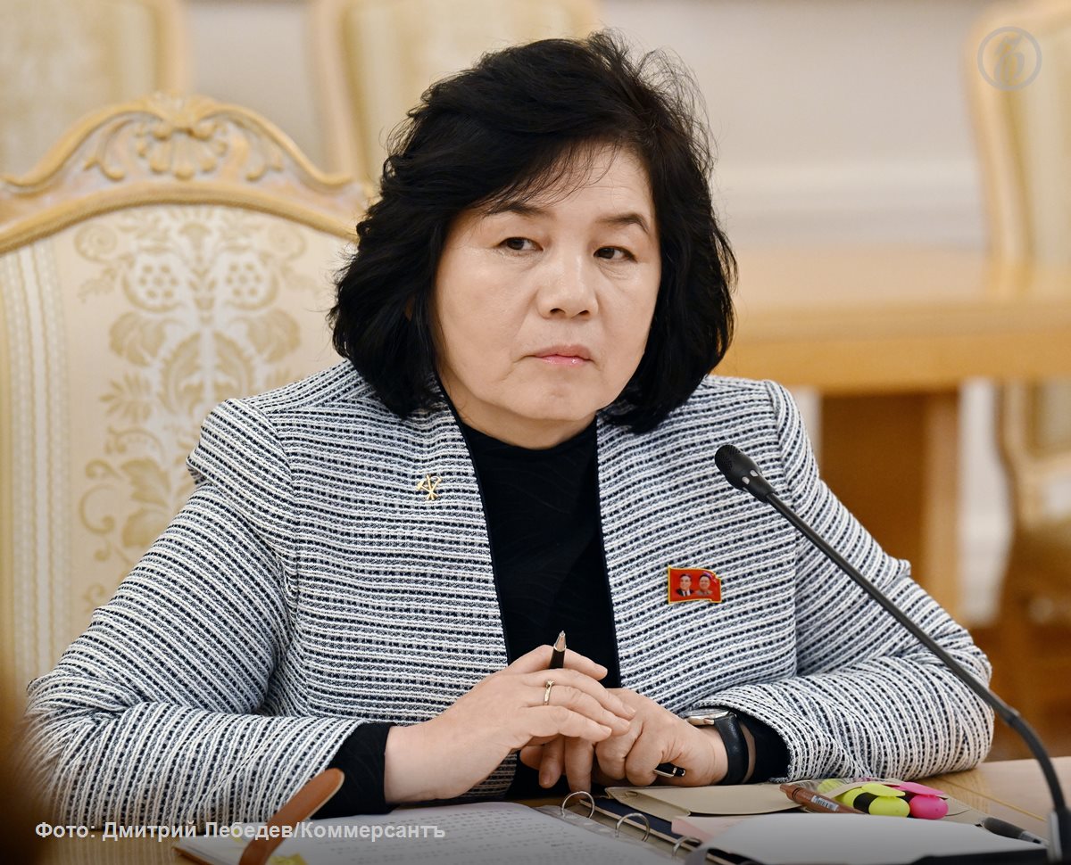 Глава МИД КНДР Цой Сон Хи посетит Россию и Белоруссию по приглашению дипведомств сообщает Центральное телеграфное агентство Кореи Подписывайтесь на Ъ Оставляйте бусты