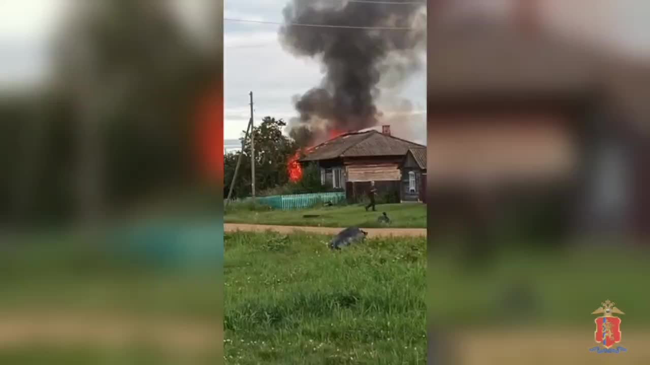 Полицейский Дмитрий Арнгольд спас женщину из горящего дома в Идринском районе