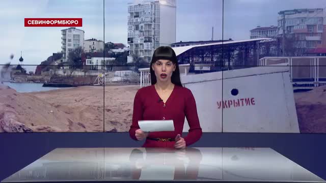 На пляже в Орловке восстановлены укрытия после штормов