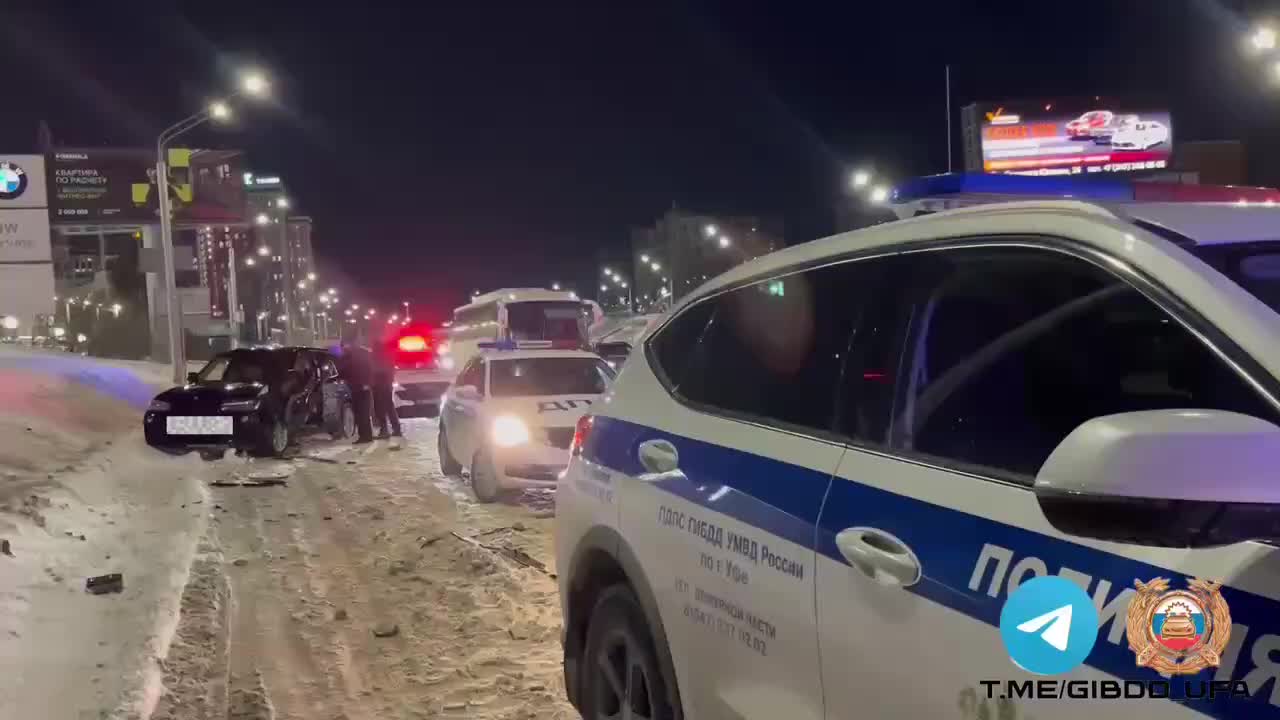 Смертельное ДТП в Уфе: водитель Лада Ларгус столкнулся с БМВ и Хендай
