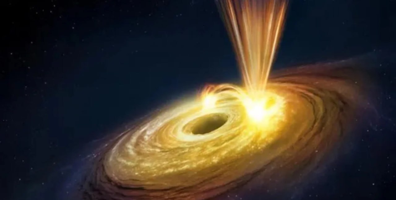 Ведет себя как Солнце сверхмассивная черная дыра выбросила материю с рекордной скоростью Астрономы впервые обнаружили настолько быстрый выброс материи огромной черной дырой Скорость выброса составила 20 от скорости света Подробнее читайте в нашей рубрике Фокус Наука