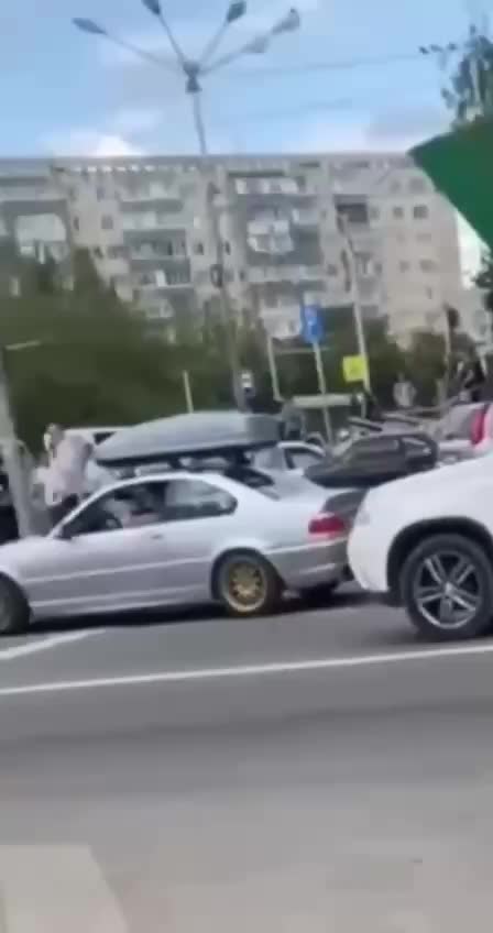 Потасовка на проспекте Юности в Ставрополе