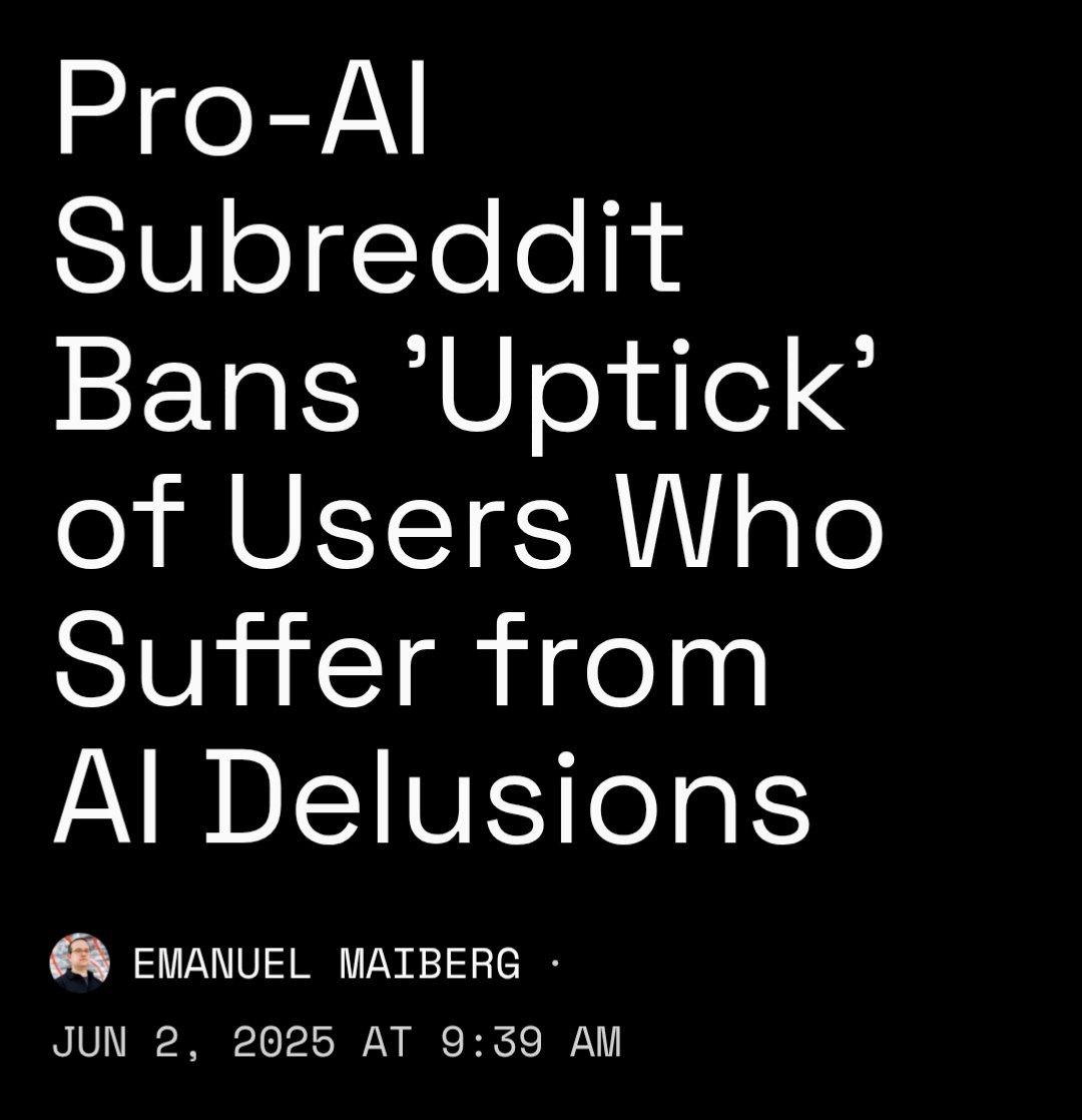 Модераторы сообщества Reddit, посвященного искусственному интеллекту, приняли решение заблокировать множество пользователей ChatGPT, которые начали вести себя неадекватно. Эти пользователи утверждают, что совершили невероятное открытие, создали бога или сами стали богами. По словам одного из модераторов, он уже заблокировал более 100 человек из-за подобного поведения, и в этом месяце наблюдается рост числа таких пользователей.  Многие из постоянных участников уходят в общение с ChatGPT, теряя при этом друзей и даже семью из-за странных взаимодействий с чат-ботами.