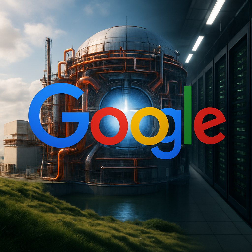 Google заключила соглашение о покупке электроэнергии у компании, производящей энергию из термоядерного синтеза, с ее первой электростанции!   Это шаг к устойчивому производству энергии и к борьбе с изменением климата.    Также в свежем экологическом отчете Google сообщается, что использование энергии в дата-центрах компании удвоилось с 2020 года. Это знаменует собой значительный рост потребностей в энергии и commitment Google к улучшению экологической обстановки.  #Google #энергия #экология    AI OFFICIAL