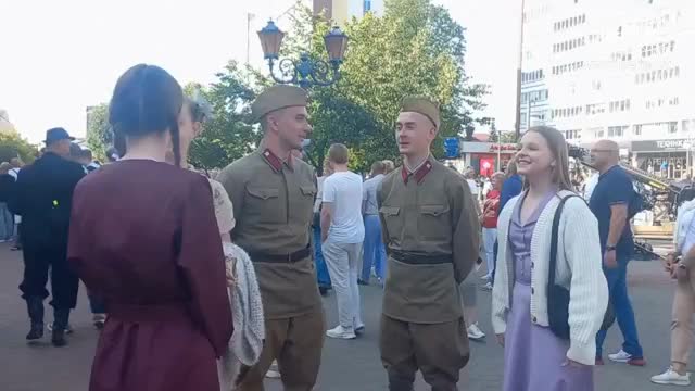 Международный флешмоб «Эхо побед» и проект «Эхо войны» объединяют молодежь России и Беларуси