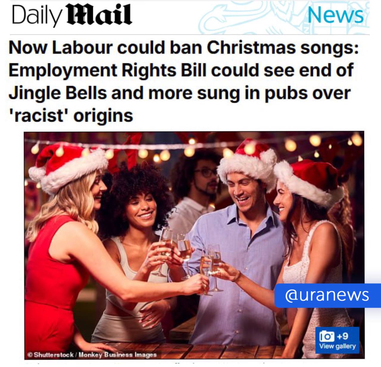 В Британии хотят запретить рождественские песни Европа продолжает свое толерантное движение забывая о собственных традициях В Лондоне рождественский хит Jingle Bells рискует подпасть под запрет из за обвинений в расизме пишет Daily Mail Всему виной история первого исполнения в XIX веке композицию пели белые артисты в гриме темнокожих Теперь этого достаточно чтобы признать песню проблемной Под раздачу могут попасть и другие рождественские треки если новый закон лейбористов сочтет их оскорбительными по расе религии полу или возрасту Похоже Рождество в Британии становится все тише и аккуратнее   Подпишитесь на Абзац TG VK Дзен MAX Rutube