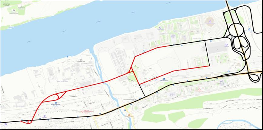 В 2025 году Красноярске планируют открыть новые дороги  Новая дорога до микрорайона Солнечный будет пролегать от улицы Гриболевской по улице Соколовской в сторону жилого района Солонцы-2 через улицу Афанасия Тавакова до переезда на Северном шоссе. Ожидается, что эта дорога снизит нагрузку на улицы 9 Мая и Енисейский тракт.  Также на 2025 запланировано строительство: 1  Улицы Молокова на участке от Шахтёров до Молокова, 14;  2  Дороги по улице Гросовцев от Калинина до Норильской;  3  Дороги от Лесников, 29 до Свердловской, 237;  4  Пешеходного перехода через ж/д пути на участке от Красномосковской, 78 до улицы Дорожная;  5  Дороги по улице Волжская вдоль дома на Апрельской, 5и с выходом на Кутузова;  6  Проезда № 45 на участке от пересечения проездов № 6 и 38а в микрорайоне Солонцы-2;   7  Пешеходного перехода в районе улицы Якутская на о. Татышев.   На строительство дорог выделят около 8 миллиардов рублей. ______  Оставить обращение