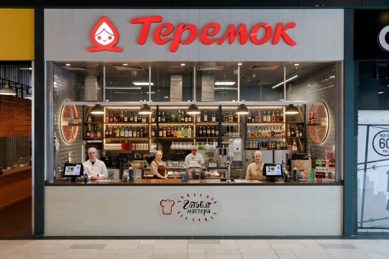 Теремок откроет свои кабаки Сеть запустит новый формат это будут небольшие заведения на фудкортах при блинных с авторскими напитками в том числе с алкоголем В меню также обещают редкие сорта чая спешелти кофе моктейли милкшейки и новые фирменные лимонады А ещё эксклюзивные напитки с РУССКИМИ вкусами например коктейли со вкусом бородинского хлеба или питного мёда это нам на масленицу