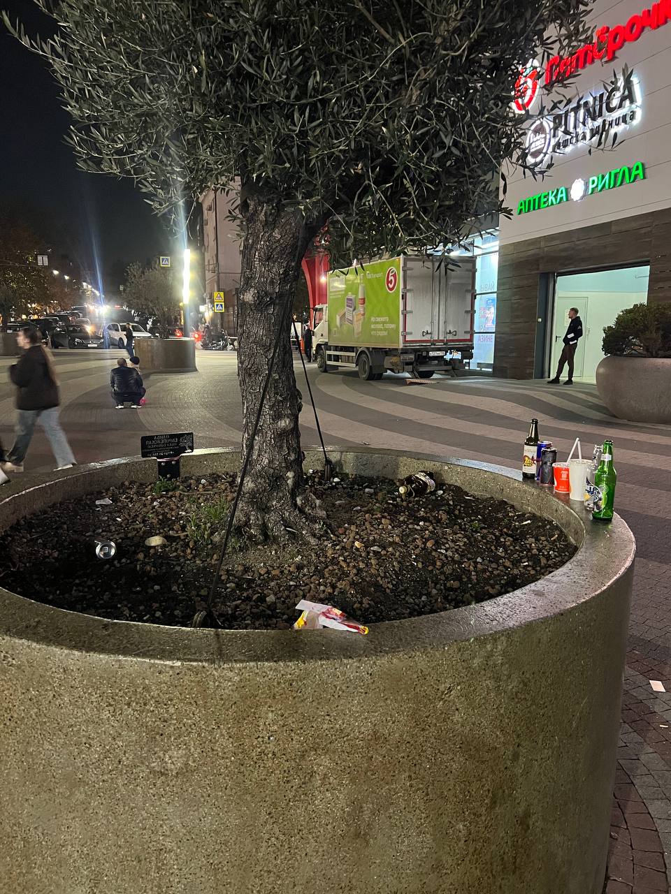 Где живут там и ср Недавно на набережной Новороссийска были высажены новые деревья оливки Однако несмотря на красоту этого обновления жители закидали цветники мусором Очень неприятно видеть что сами жители загрязняют свой город это проявление неуважения к работникам уборки и к себе Однако стоит признать что в этом месте действительно не хватает мусорных контейнеров и уютных зон для отдыха чтобы сделать город более комфортным и чистым Новороссийск любимый город