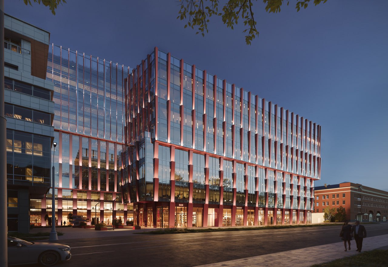 Стеклянный бизнес центр построят на месте Останкинского пивзавода На территории появится амфитеатр с видом на внутренний двор воркаут площадка и зона с настольным теннисом Строительство начнется в следующем году