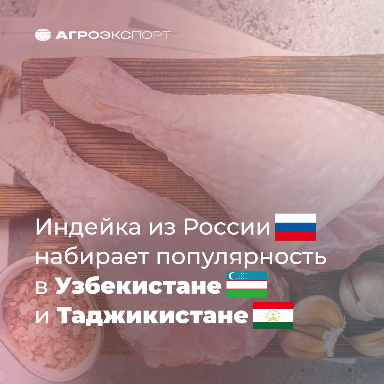 Индейка из России набирает популярность в Узбекистане и Таджикистане Согласно оценкам экспертов за период январь сентябрь 2025 года Россия поставила в Узбекистан более 850 тонн мяса и субпродуктов индейки на почти 1 5 млн долл США это рекордный объем поставок за всю историю наблюдений Для сравнения за весь 2024 год объем экспорта составил около 3 тонн стоимостью 8 5 тыс долл США Первые поставки начались лишь в 2022 году Похожие тенденции наблюдаются и с ввозом в Таджикистан За 9 месяцев 2025 года Россия экспортировала в страну около 700 тонн индейки на более 1 млн долл США тогда как за весь предыдущий год около 2 тонн на почти 8 тыс долл США Поставки в этом направлении стартовали в 2019 году Растет экспорт и в друге страны В стоимостном выражении объемы увеличились Грузия в 16 раз Габон в 9 раз Кувейт в 7 раз Сербия в 7 раз Бенин в 6 раз Иордания в 3 раза Азербайджан в 2 5 раза Ангола в 2 3 раза Абхазия в 2 3 раза ОАЭ в 2 раза Саудовская Аравия в 2 раза Подробнее об экспорте мяса и субпродуктов индейки можно узнать из аналитических обзоров Агроэкспорта по ссылке агроэкспорт новостиАПК