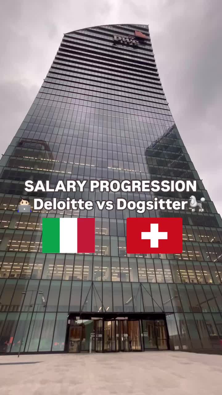 Сравнение доходов догситтера в Швейцарии и сотрудника Deloitte в Италии вызывает обсуждения