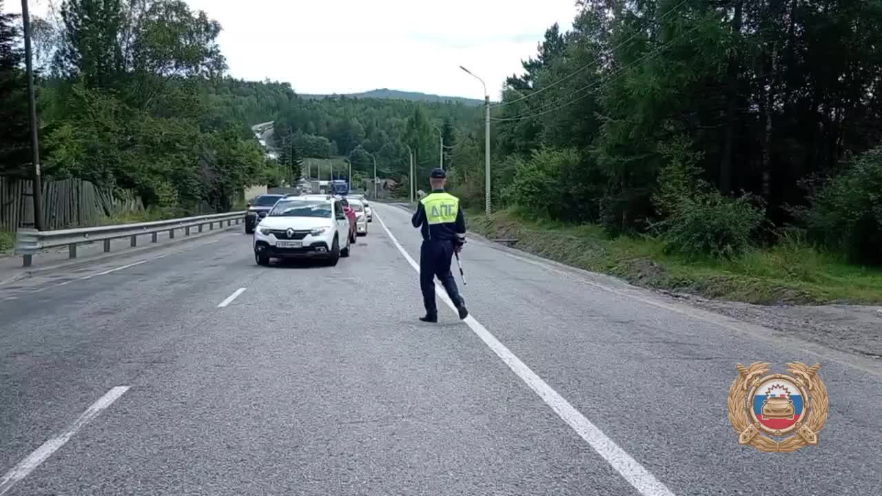 Затруднение движения на трассе Р-258 «Байкал» в районе станции Глубокая