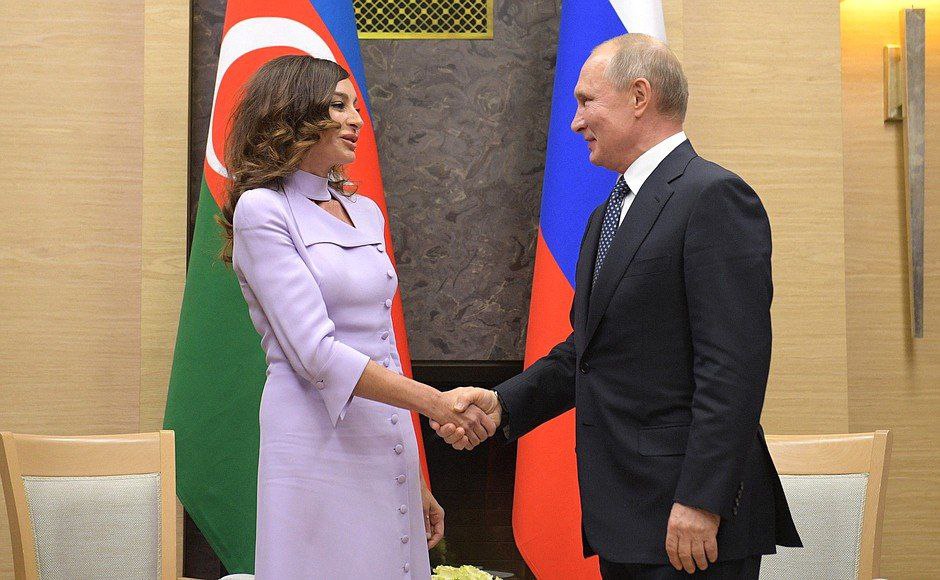 Владимир Путин поздравил супругу президента Азербайджана Мехрибан Алиеву с днём рождения От души желаю Вам мира и успехов в Вашей государственной деятельности