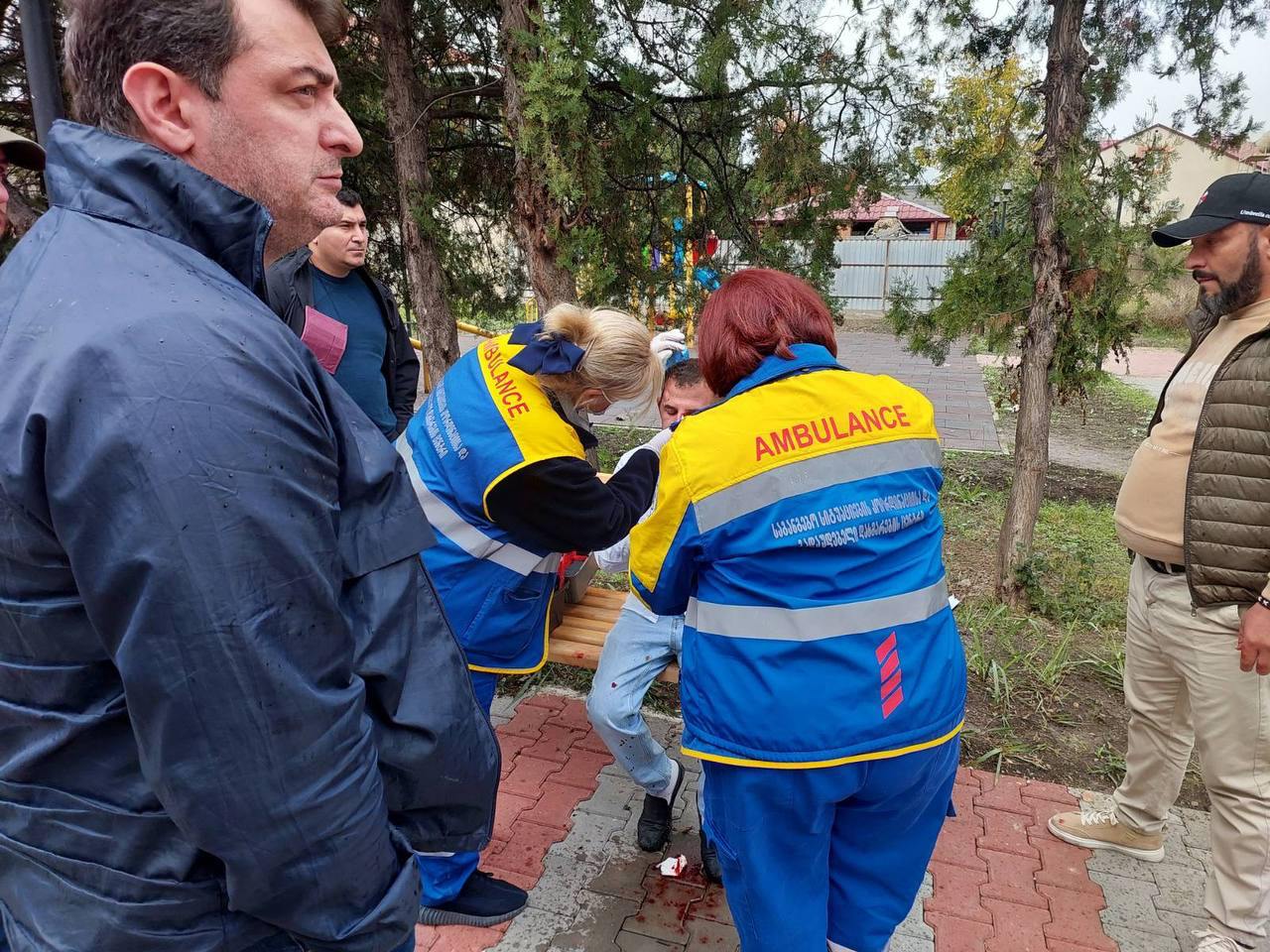 В Марнеули, в районе Кизиладжло избили члена Нацдвижения  За что, не сообщается.