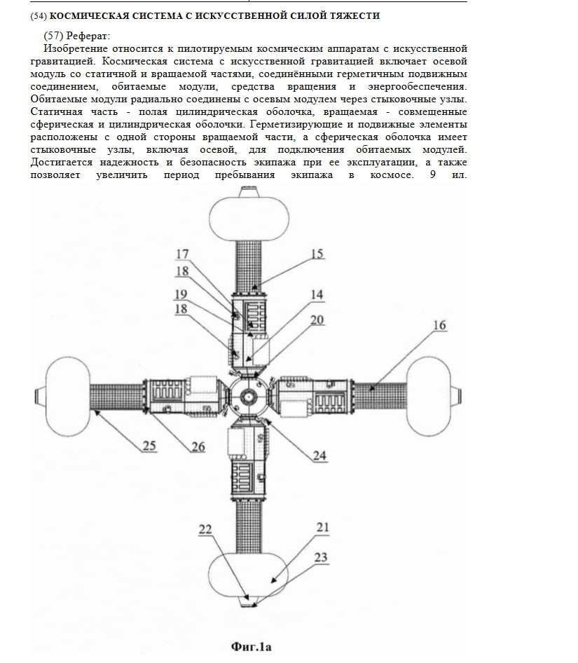Ракетно космическая корпорация Энергия запатентовала систему искусственной гравитации Она состоит из нескольких модулей вращение которых создает силу тяжести равной 50 от земной гравитации Наш канал в MAX