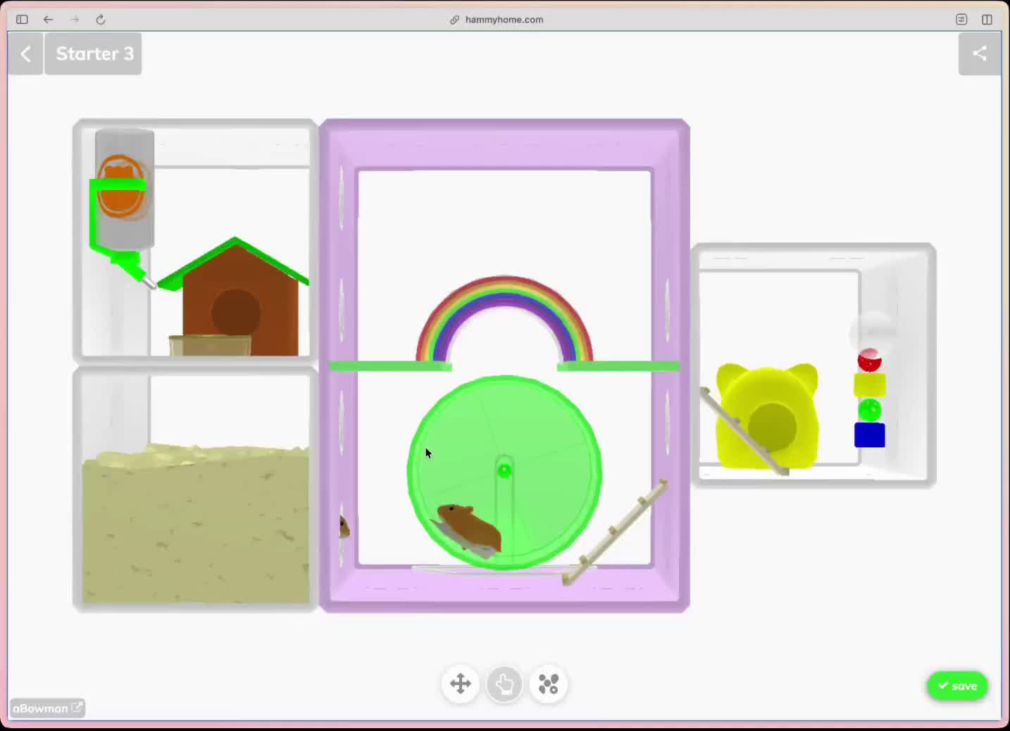 Новый сервис Hammy Home предлагает пользователям завести виртуального хомяка