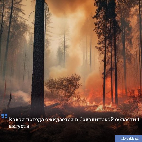 На территории Долинского района будет сохраняться высокая пожарная опасность.