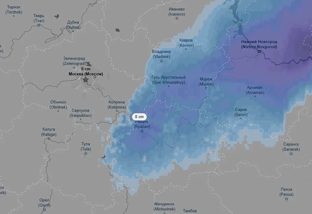 В Московской области высота снежного покрова местами достигла 11 см сообщил ведущий специалист центра погоды Фобос Михаил Леус Снегопады затронули восток региона В Черустях за сутки образовался снежный покров такой высоты что это больше характерно для начала апреля а не его конца отметил Леус moscowlenta
