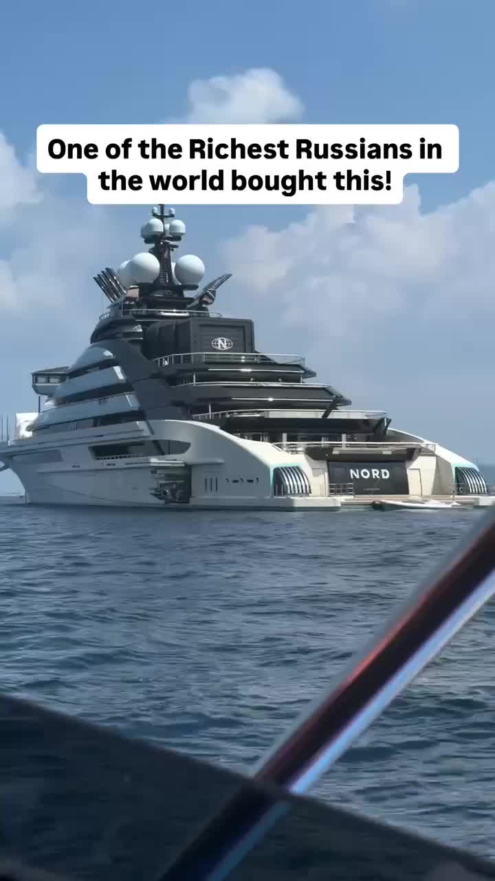 Яхта Алексея Мордашова Nord замечена в водах Дубая