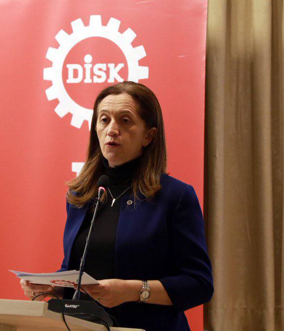 Председатель DİSK Черкезоглу В 2026 году минимальная заработная плата должна быть не менее 45 тысяч лир