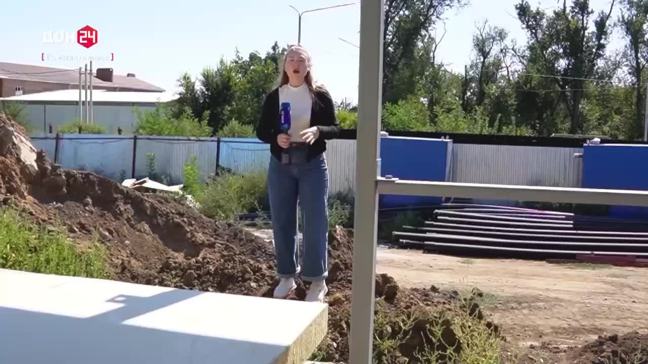 В Заводском продолжается строительство модульного физкультурно-оздоровительного комплекса