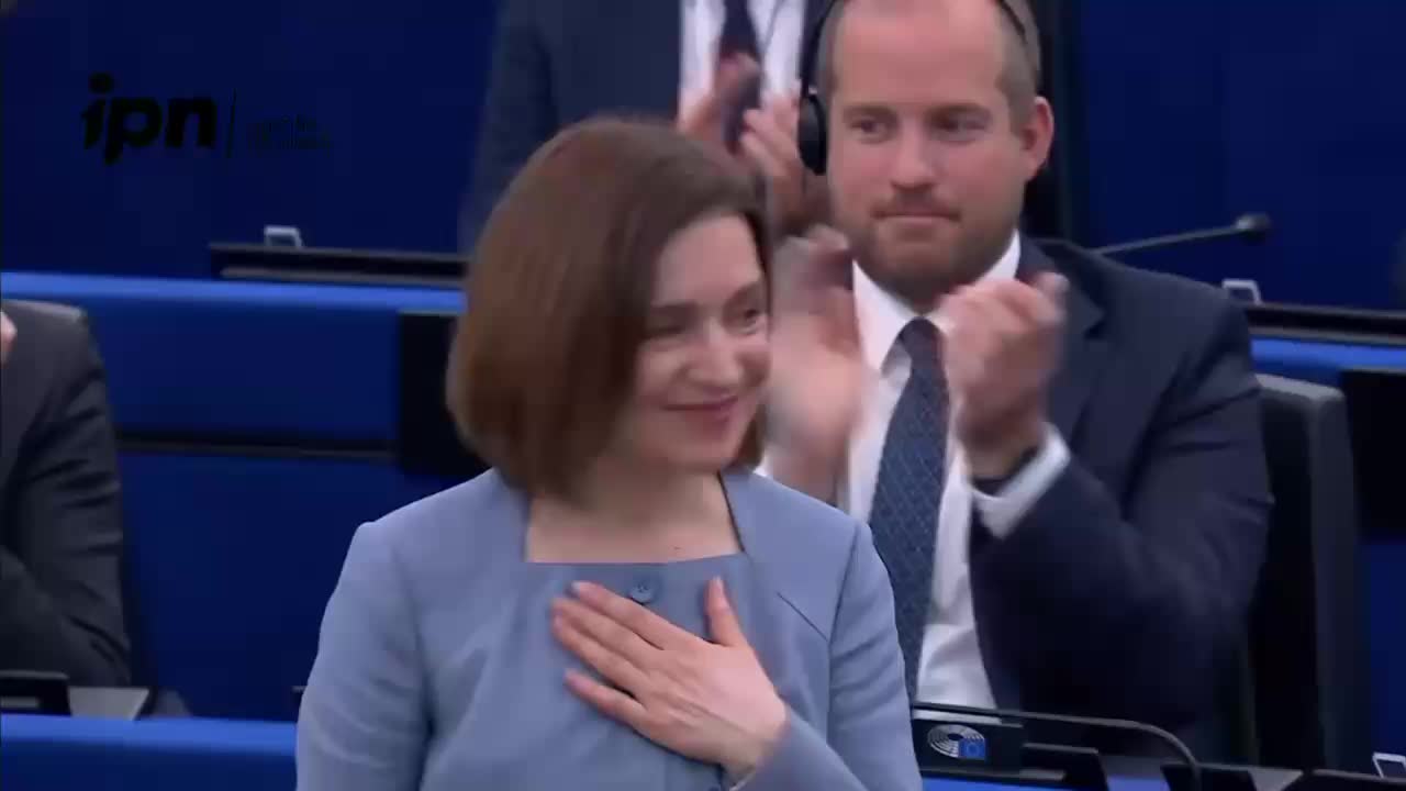 Президентка Молдовы Майя Санду удостоена Европейского ордена за заслуги