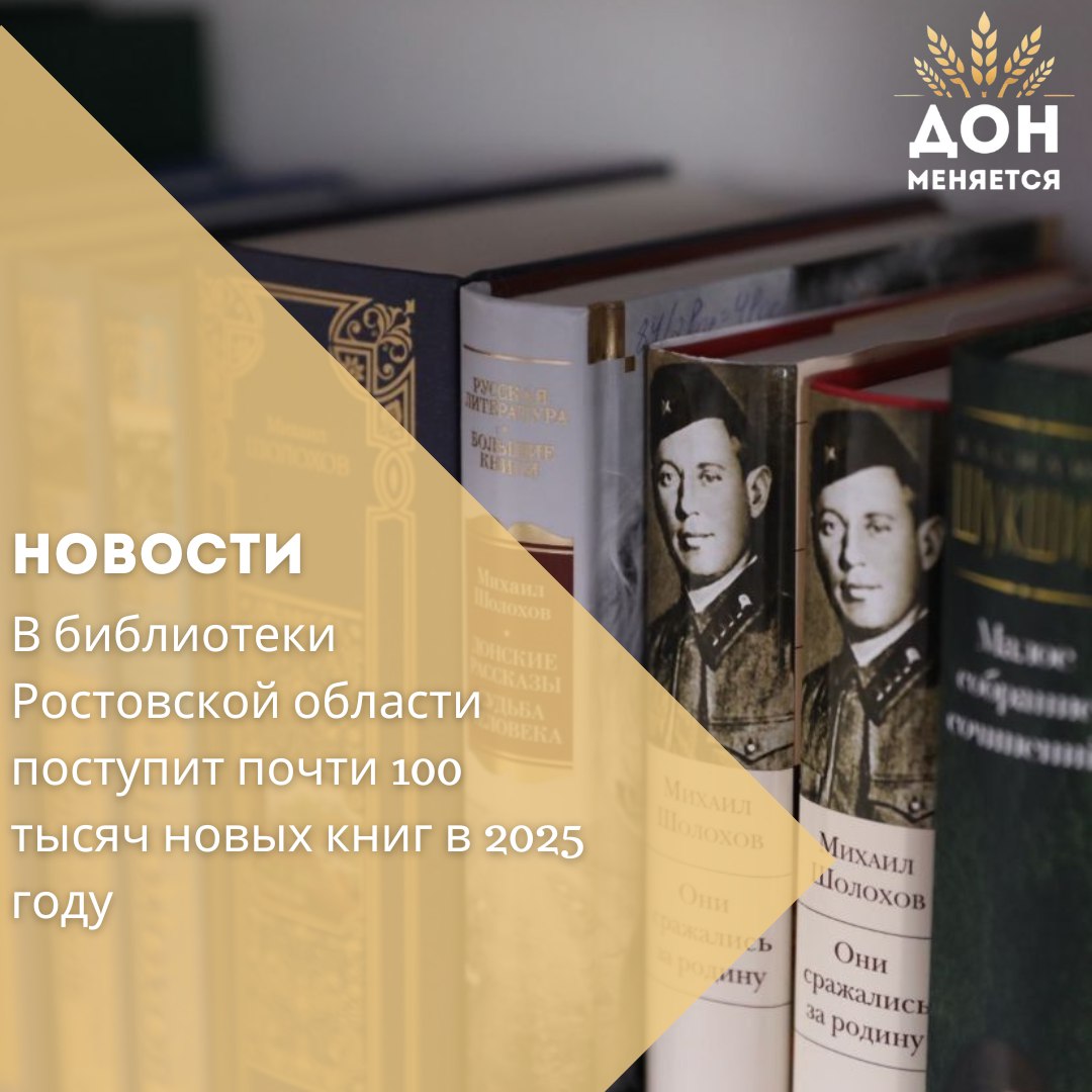 В Ростовской области завершено комплектование книжных фондов муниципальных библиотек на 2025 год. В следующем году в учреждения поступит около 100 тысяч новых книг. На обновление литературы направлено 49,2 млн рублей из федерального  19 млн  и областного  30,2 млн  бюджетов.  — Регулярное обновление фонда — важная задача. Сегодня в библиотечную сеть региона входит 1008 учреждений, а совокупный объём книжного фонда превышает 15 миллионов экземпляров, — отметил первый заместитель губернатора Игорь Гуськов. — По числу общедоступных библиотек Ростовская область занимает 5-е место в стране, по объёму фондов — 4-е.  Комплектование библиотек осуществляется на постоянной основе. С 2021 по 2024 годы по федеральной субсидии было закуплено более 205 тысяч книг на сумму 87 млн рублей. За счёт областного бюджета приобретено ещё свыше 285 тысяч экземпляров, вложено порядка 113 млн рублей.