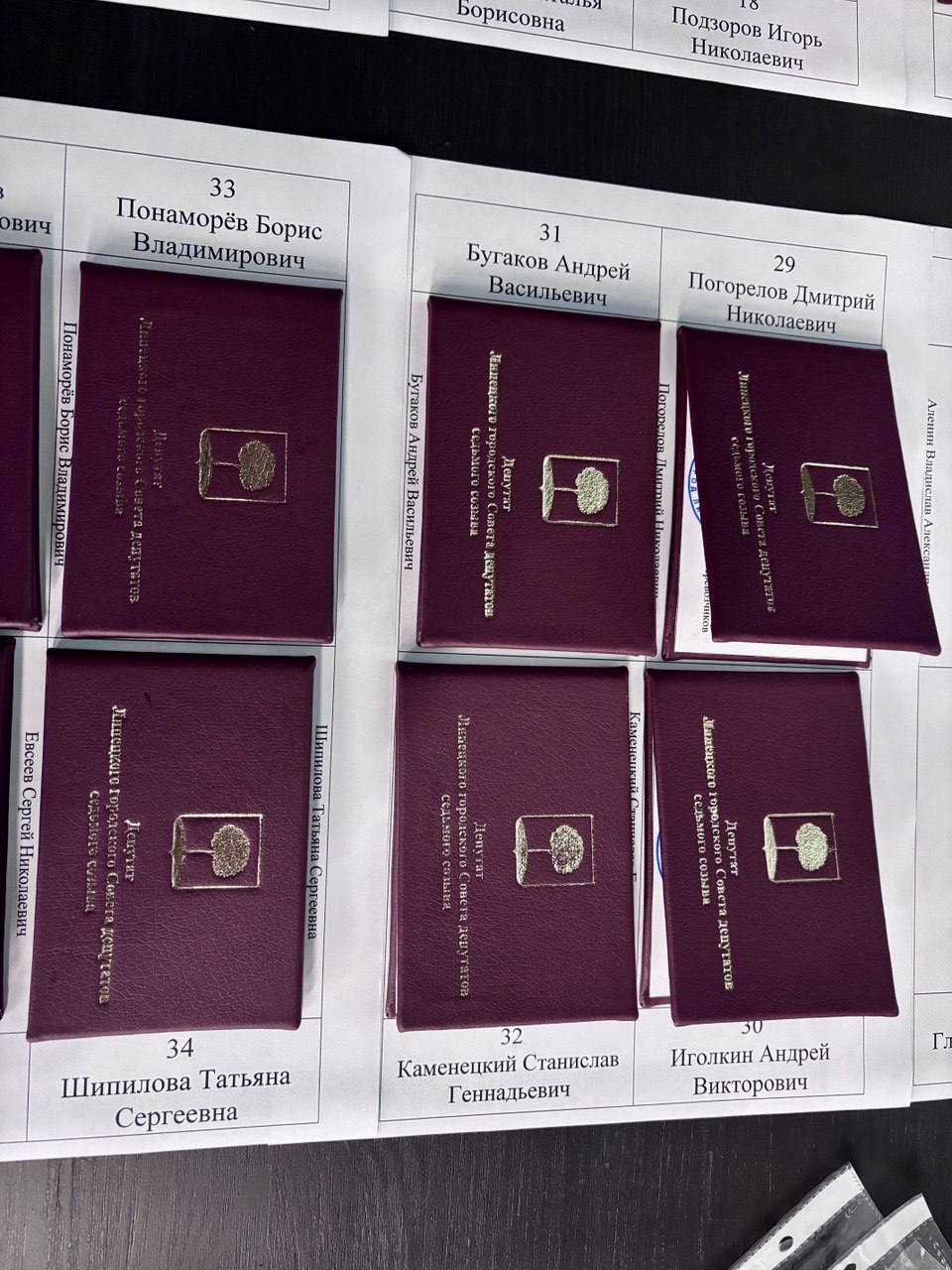 36 депутатов Липецкого горсовета седьмого созыва получили свои удостоверения Их вручил председатель облизбиркома Сергей Елманов Так официально подтвердили результаты выборов которые прошли 12 14 сентября Далее важный этап 2 октября пройдет первая сессия На ней начнет работу седьмой созыв горсовета а полномочия депутатов шестого созыва прекратятся