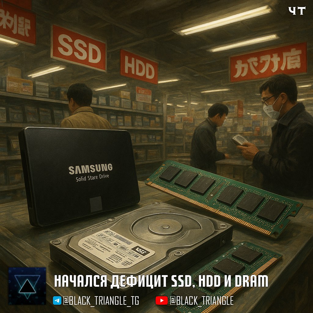 В Японии начался дефицит SSD HDD и оперативной памяти В нескольких компьютерных магазинах Токио введены ограничения на покупку SSD HDD и оперативной памяти в связи с нехваткой запасов Теперь покупатели могут приобрести не более восьми единиц товара Дефицит обусловлен высоким спросом на чипы памяти для ИИ инфраструктуры что привело к резкому росту цен о котором я писал ранее News Soft Gear Links