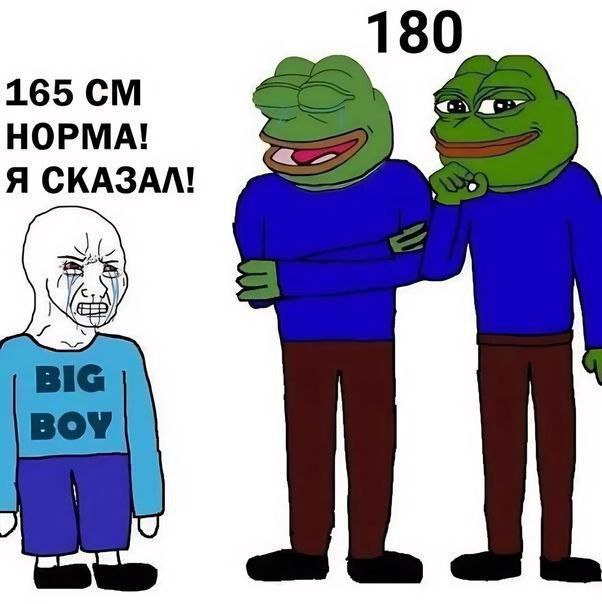 Низкие мужчины часто завистливы и ревнивы, так как недовольны своим ростом — исследование Американские учёные изучили данные нескольких сотен человек, чтобы выяснить, как восприятие собственного роста влияет на психику и поведение. Оказалось, что низкие люди проявляют больше зависти, ревности и стремления соперничать с теми, кто выше их. Мужчины ниже среднего роста чаще ощущают себя менее доминирующими — из-за этого они начинают злобно топать ножками и злиться. Отправляй тому самому другу-полурослику