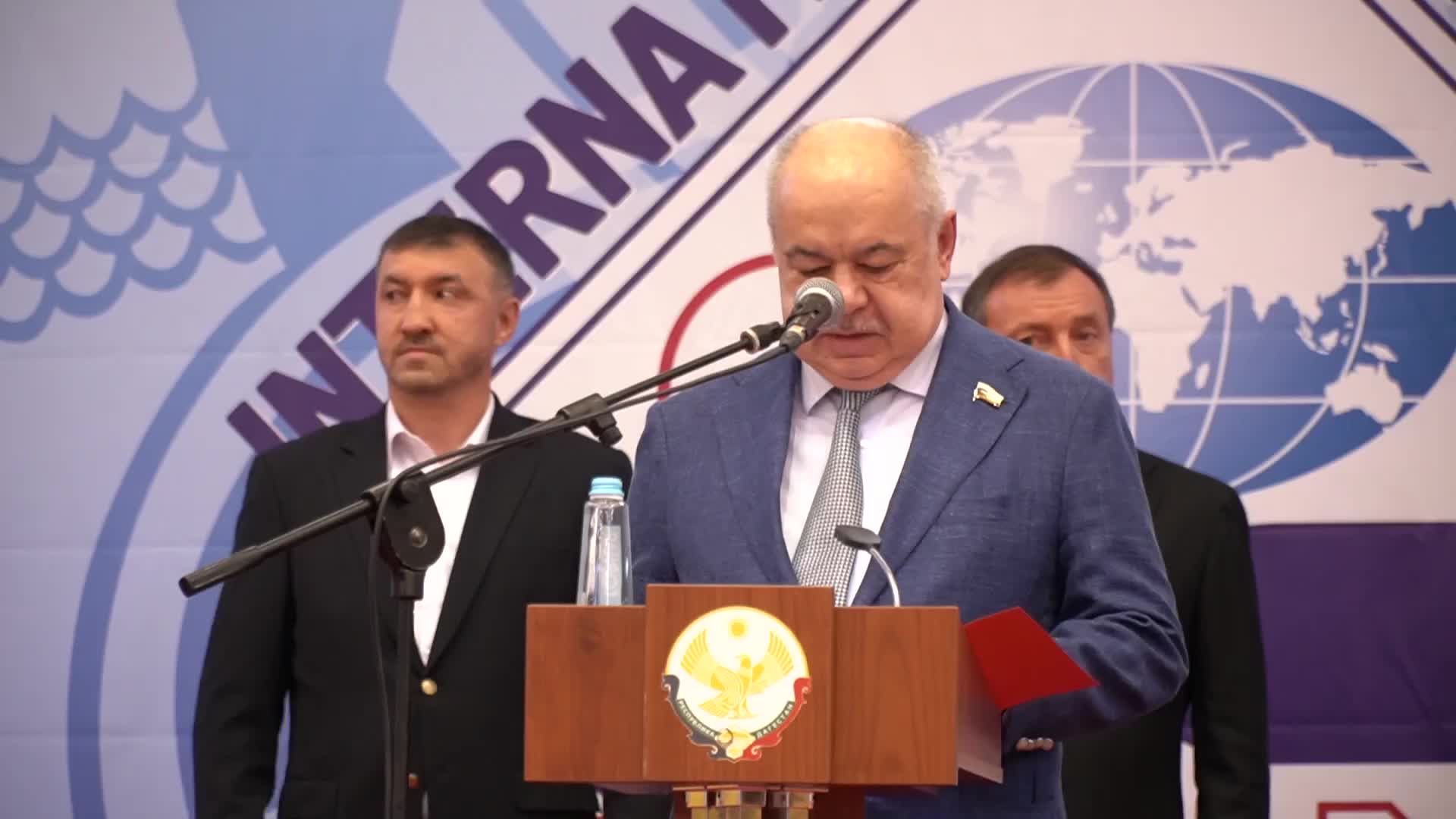 Открытие международного турнира по боксу памяти Магомед Салама Умаханова в Дагестане