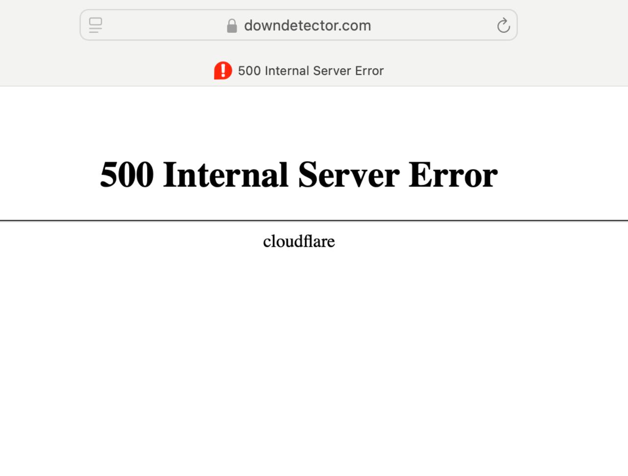 Cloudflare снова упал не работают тысячи сайтов включая ChatGPT Zoom и игры сайт который должен показывать сбои тоже упал concertzaal